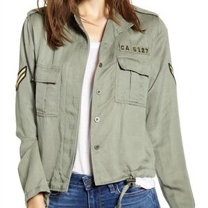 RAILS Rowen Military Jacket Size S Sage Green Army